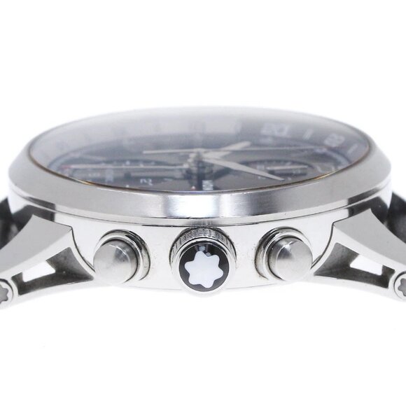 MONTBLANC Timewalker UTC 7263 Chronograph Black Dial Automatic Men's - Picture 5 of 7